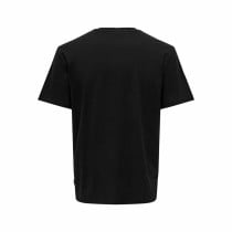 Herren Kurzarm-T-Shirt Only & Sons Onskolton Reg Beach Schwarz