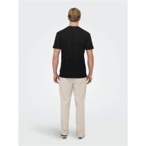 Men’s Short Sleeve T-Shirt Only & Sons Onskolton Reg Beach Black