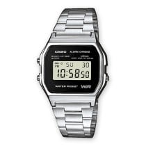 Herrenuhr Casio A158WEA-1EF Schwarz Grau Silberfarben