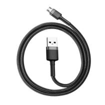 USB-Kabel auf micro-USB Baseus CAMKLF-BG1 Weiß Schwarz 1 m