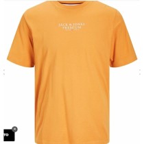 Herren Kurzarm-T-Shirt Jack & Jones JPRBLUARCHIE SS TEE 12217167 Orange