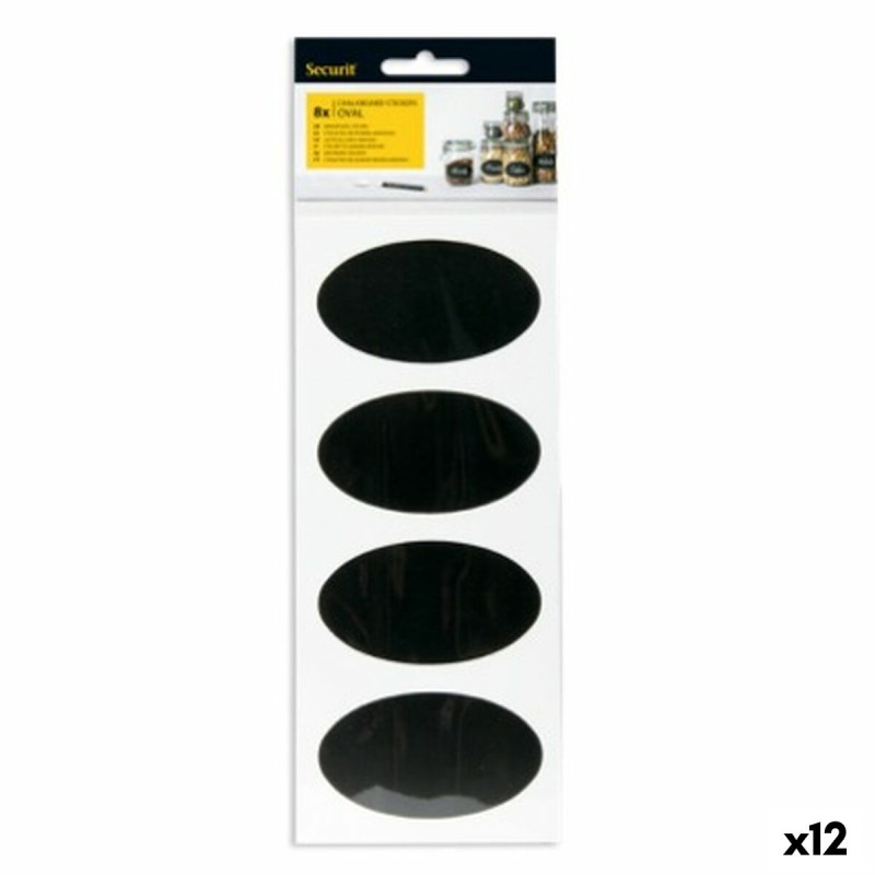 Set of stickers Securit Adhesive Board 4,7 x 8 cm 8 Units