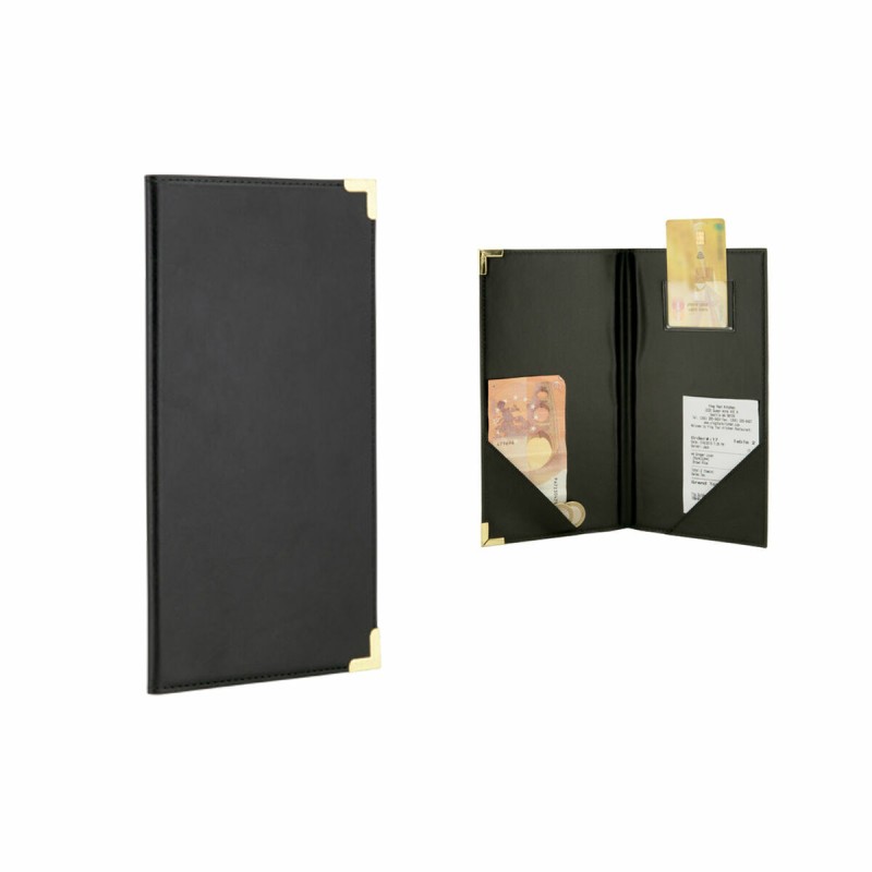 Dossier Securit Classic Remise des comptes 23,9 x 13,1 cm Noir