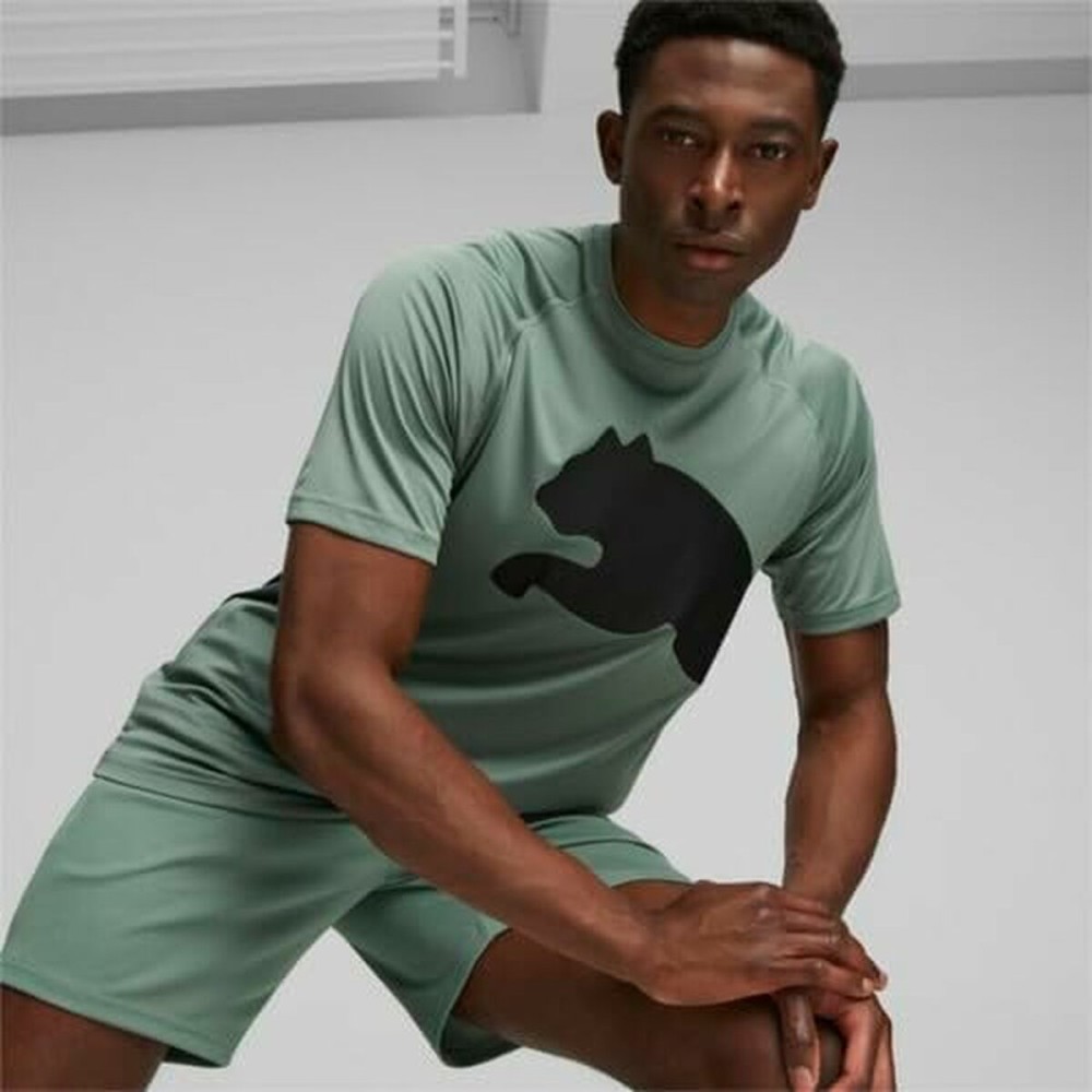 T-shirt à manches courtes homme Puma 523863 44 Vert (M)