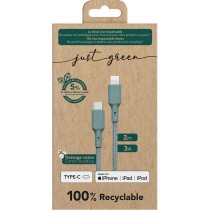 Câble USB BigBen Connected JGCBLCOTMFIC2MNG Vert 2 m (1 Unité)