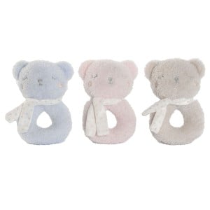 Rattle Cuddly Toy Home ESPRIT 12 x 7 x 17 cm (3 Units)