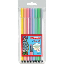 Ensemble de Marqueurs Stabilo Pen 68 Multicouleur 8 Pièces 12 Unités