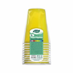 Mehrweg-Gläser-Set Algon Gelb 48 Stück 450 ml (10 Stücke)