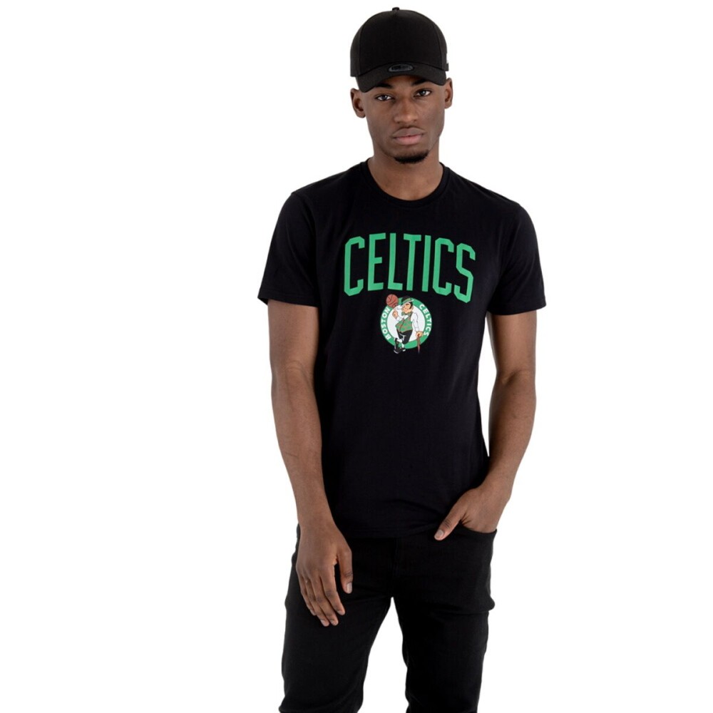 T-shirt à manches courtes homme New Era NOS NBA BOSCEL 60505459  Noir