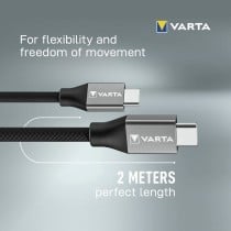 USB-C Cable Varta 2 m Black