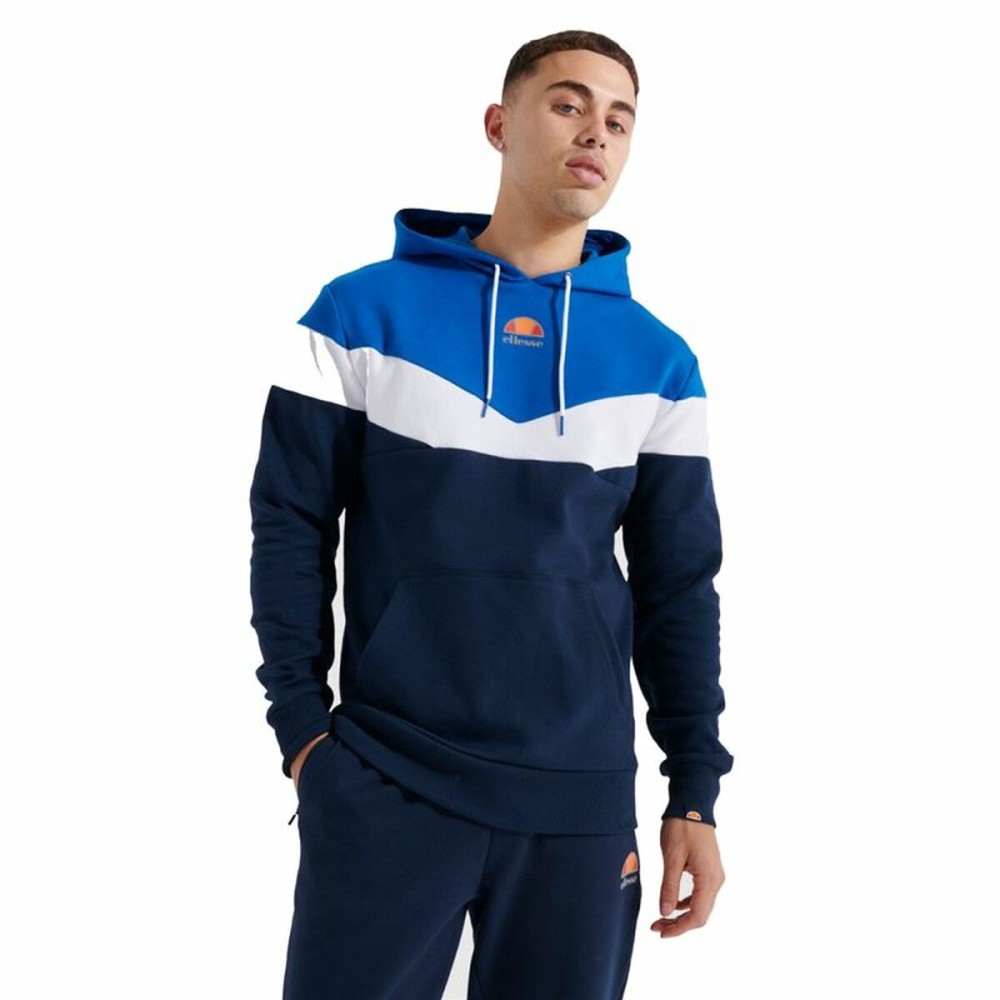 Sweat à capuche homme Ellesse Hugo Bleu foncé