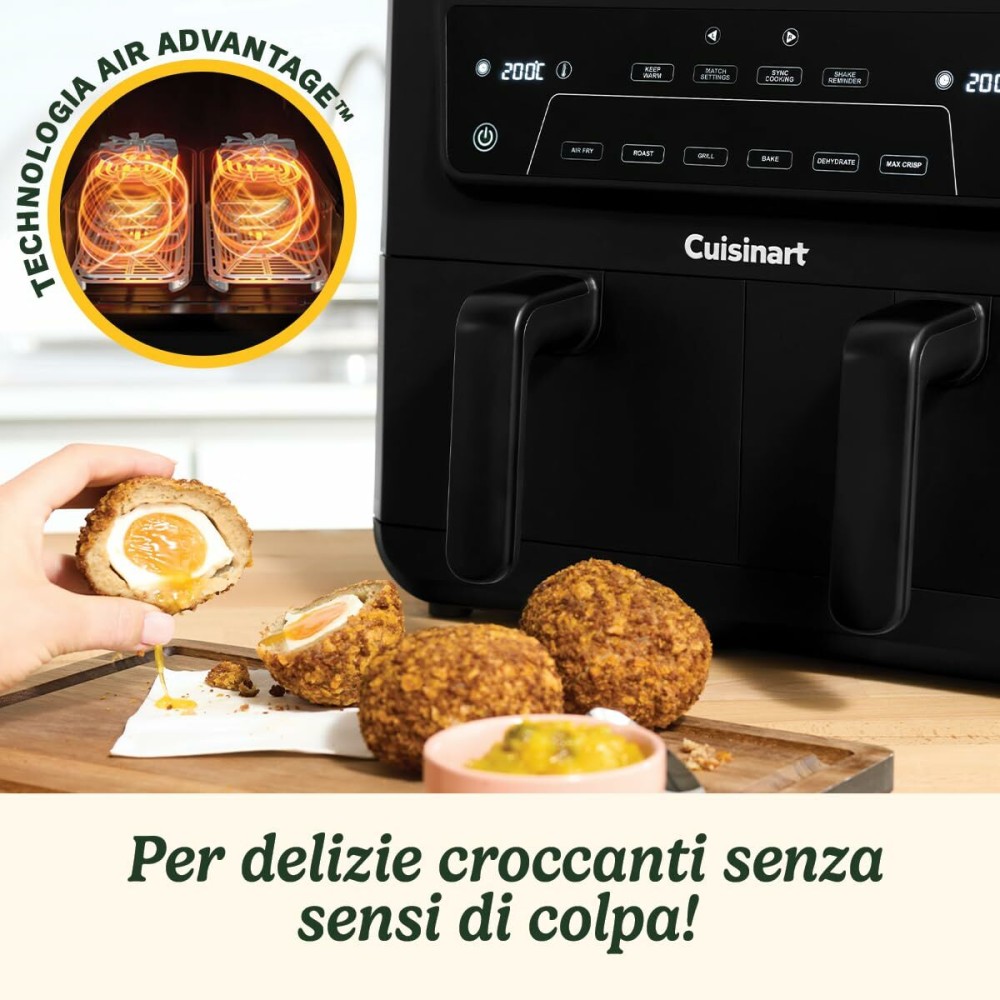 Friteuse à Air Cuisinart Noir 2400 W
