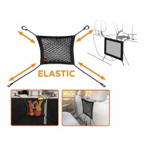 Car storage net Black & Decker Black 30 x 28 cm