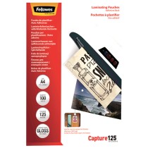 Couvertures de plastification Fellowes 5328901 Transparent A4 (100 Unités)