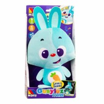 Plüschtier mit Klang Moltó Gusy luz Baby Bunny türkis 7,5 cm