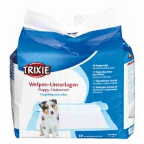 Saugende Unterlage Trixie Puppy Nappy 40 x 60 cm 40 × 60 cm Weiß 50 Stück
