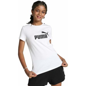 T shirt à manches courtes Enfant Puma 587029 Blanc