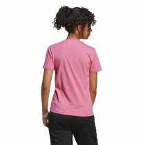 Women’s Short Sleeve T-Shirt Adidas 3 stripes Pink