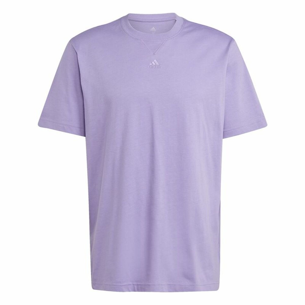 Men’s Short Sleeve T-Shirt Adidas All Szn Purple