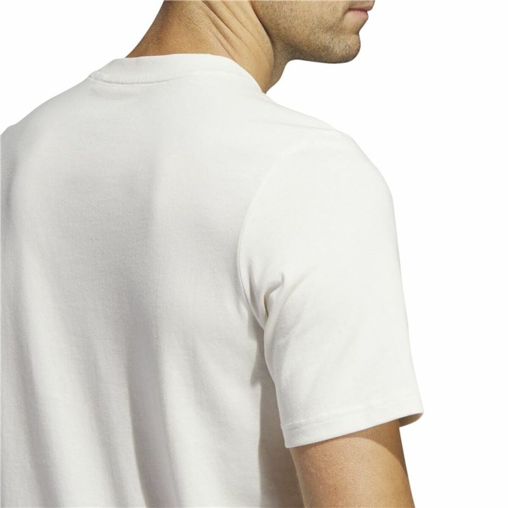 Men’s Short Sleeve T-Shirt Adidas Lounge White