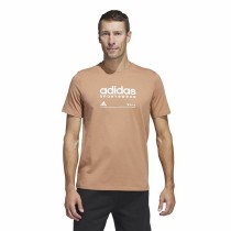 T-shirt à manches courtes homme Adidas Lounge Marron