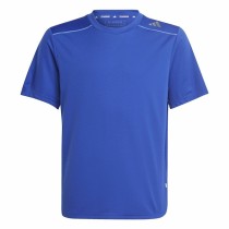 T shirt à manches courtes Enfant Adidas Aeroready Bleu