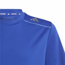 Child's Short Sleeve T-Shirt Adidas Aeroready Blue