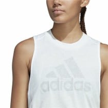 Women's Sleeveless T-shirt Adidas Future Icons 3.0 White