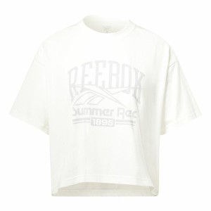 T-shirt à manches courtes femme Reebok Graphic Logo Blanc