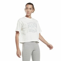 Damen Kurzarm-T-Shirt Reebok Graphic Logo Weiß