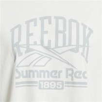 Damen Kurzarm-T-Shirt Reebok Graphic Logo Weiß