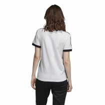 Women’s Short Sleeve T-Shirt Adidas 3 stripes White