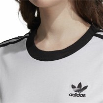 Women’s Short Sleeve T-Shirt Adidas 3 stripes White