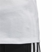 Damen Kurzarm-T-Shirt Adidas 3 stripes Weiß