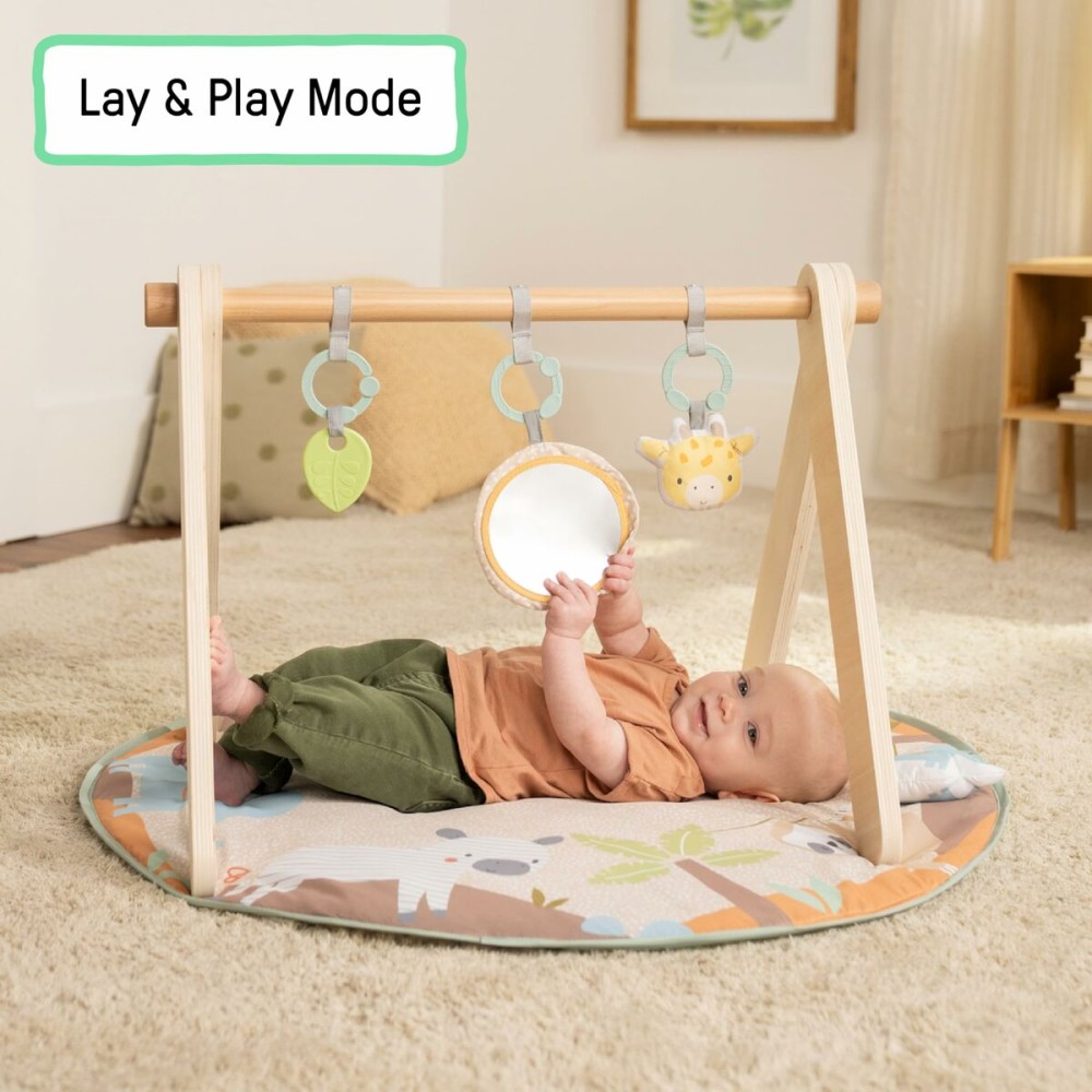 Tapis de jeu Ingenuity WonderWood 81,3 x 81,3 x 47 cm Multicouleur