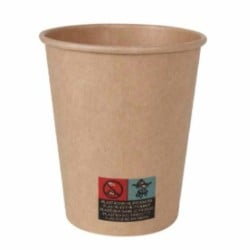 Set de Verres Algon Carton Produits à usage unique 10 Unités 250 ml (100 Pièces)