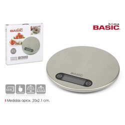 Küchenwaage Basic Home Silberfarben 20 x 2,1 cm (6 Stück)