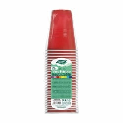 Lot de verres réutilisables Algon Rouge 24 Unités 250 ml (25 Pièces)