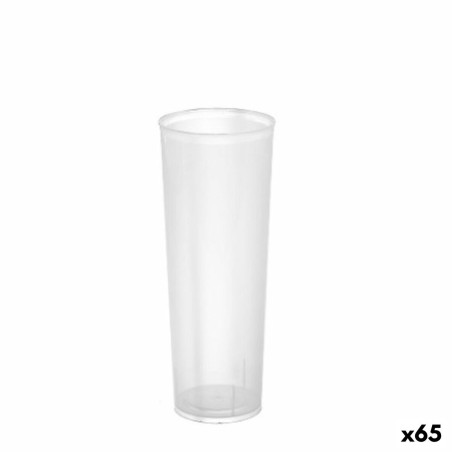 Lot de verres réutilisables Algon Transparent 65 Unités 330 ml (6 Pièces)