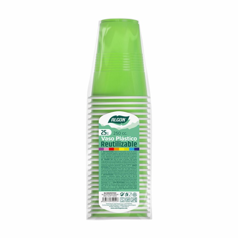 Mehrweg-Gläser-Set Algon grün 24 Stück 250 ml (25 Stücke)