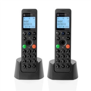 Téléphone Sans Fil Motorola DOT202 Noir
