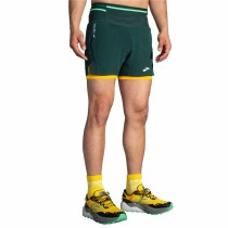 Herren-Sportshorts Brooks High Point 5" 2-in-1 grün