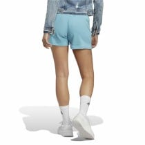 Damen-Sportshorts Adidas Linear Helles Aquamarin