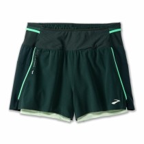 Short de Sport pour Femme Brooks High Point 3" 2-in-1 2.0 Vert