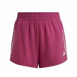 Sportshorts für Kinder Adidas 3 Stripes Dunkelrosa