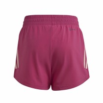 Sportshorts für Kinder Adidas 3 Stripes Dunkelrosa