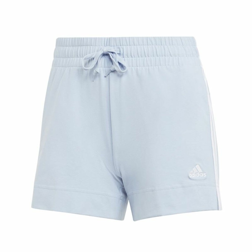 Damen-Sportshorts Adidas 3 Stripes Sj Hellblau