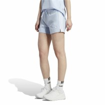 Short de Sport pour Femme Adidas 3 Stripes Sj Bleu clair