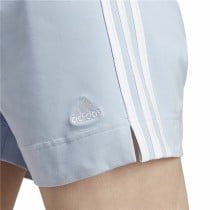 Damen-Sportshorts Adidas 3 Stripes Sj Hellblau