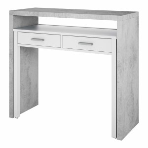 Schreibtisch Forés Weiß 98,5 X 36 X 87,5 CM Metall MDF